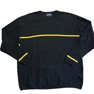 Fizz Men’s Blue 100% Cotton Long Sleeve Crewneck Sweater Size X-Large